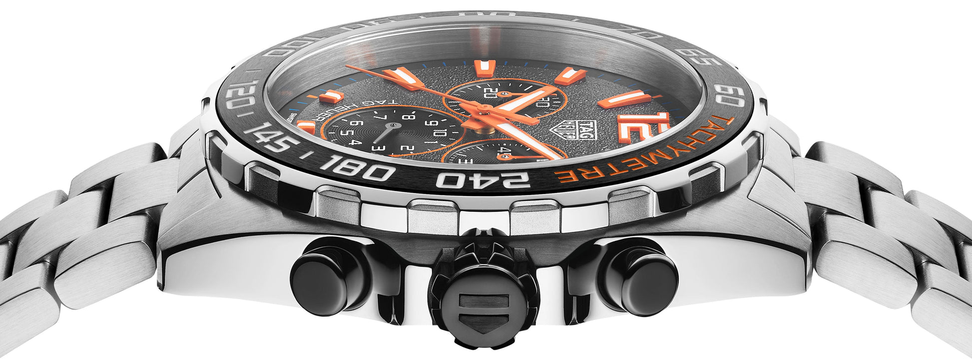 Tag Heuer Formula 1 Quartz Chronograph Grey Dial Silver Steel Strap Watch for Men - CAZ101AH.BA0842