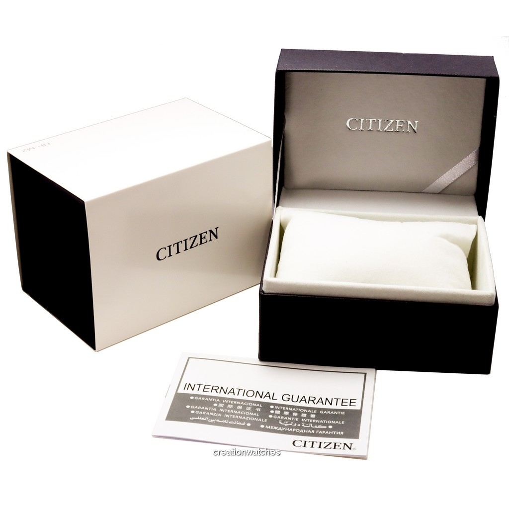 Citizen Eco-Drive Chronograph Black Dial Silver Stainless Steel Watch For Men - AT0690-55E