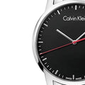 Calvin Klein City Black Dial Silver Steel Strap Watch for Men - K2G2G141