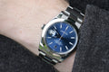 Rolex Datejust 41 Oyster Azzuro Blue Dial Silver Steel Strap Watch for Men - M126300-0001