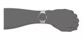Emporio Armani Renato Quartz Black Dial Silver Steel Strap Watch For Men - AR11179