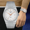 Tissot PRX 40mm Quartz Silver Dial Stainless Steel Strap Watch for Men - T137.410.11.031.00