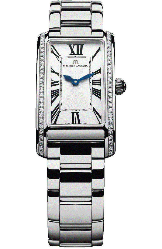 Maurice Lacroix Fiaba Diamonds White Dial Silver Steel Strap Watch for Women - FA2164-SD532-118