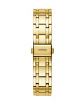 Guess Cosmo Diamonds Gold Dial Gold Steel Strap Watch for Women - GW0033L2