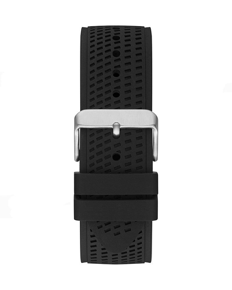 Guess Trophy Multifunction Black Dial Black Rubber Strap Watch for Men - GW0333G1