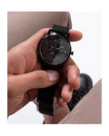 Guess Gadget Black Dial Black Mesh Bracelet Watch for Men - GW0538G3