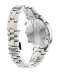 Gucci G Chrono Diamonds Black Dial Silver Steel Strap Watch For Men - YA101324