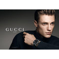 Gucci Dive Blue Dial Silver Steel Strap Watch For Men - YA136203