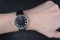 Tissot Everytime Medium Black Dial Leather Strap Watch For Men - T109.410.16.053.00
