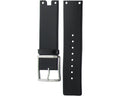 Calvin Klein Glam Transparent Dial Black Leather Strap Watch for Women - K9423107