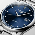 Longines Master Collection Automatic Blue Dial Silver Steel Strap Watch for Men - L2.793.4.97.6