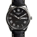 Longines Master Collection Automatic Black Dial Black Leather Strap Watch for Men - L2.755.4.51.7