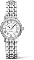 Longines Presence Automatic White Dial Silver Steel Strap Watch for Women - L4.321.4.11.6