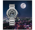 Maurice Lacroix Fiaba Moonphase Blue Dial Silver Steel Strap Watch for Women - FA1084-SS002-420-1