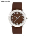 Marc Jacobs Amy Brown Dial Brown Leather Strap Watch for Women - MBM1139