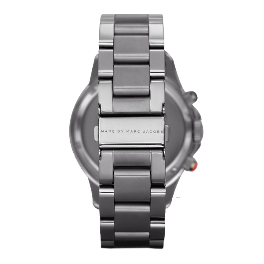 Marc Jacobs Rock Silver Dial Silver Stainless Steel Strap Watch for Men - MBM5028