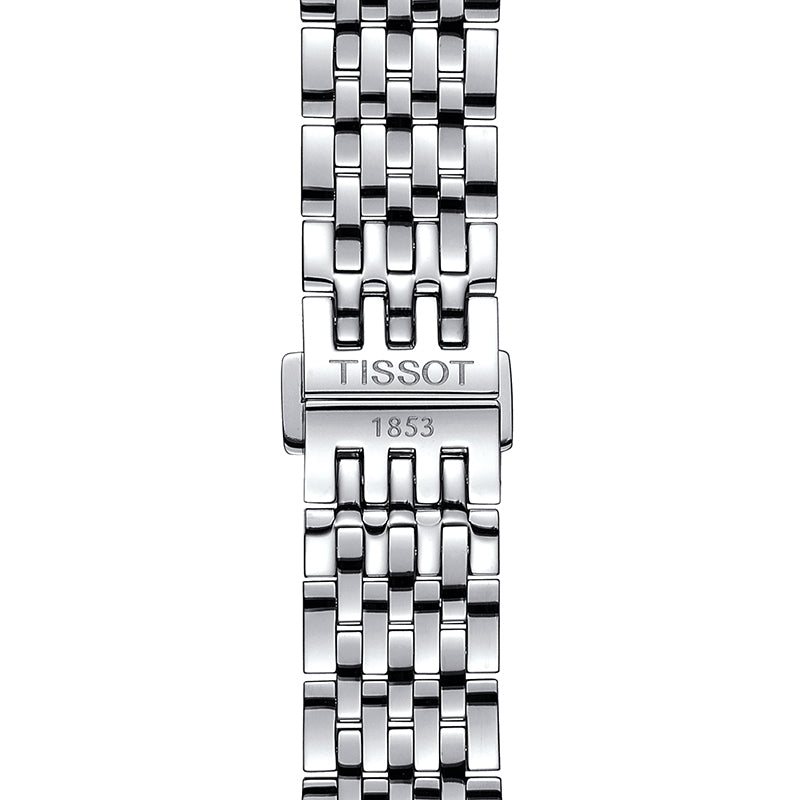 Tissot Le Locle Automatic Black Dial Silver Steel Strap Watch For Men - T41.1.483.53