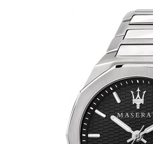 Maserati Stile Stainless Steel Sports Analog Quartz Watch For Men - R8853142003