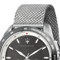 Maserati Traguardo Chronograph 45mm Black Dial Mesh Bracelet Watch For Men - R8873612008