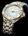 Maurice Lacroix Aikon Diamonds Mother of Pearl Dial Two Tone Steel Strap Watch for Women - A11006-DY503-171-1