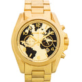 Michael Kors Bradshaw Stop Hunger Gold Dial Gold Steel Strap Watch for Women - MK6272