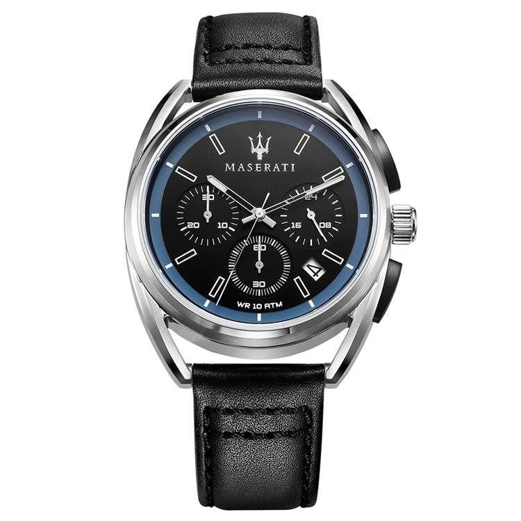 Maserati Trimarano Chronograph Blue Black Dial Watch For Men - R8871632001
