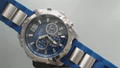 Guess Sport Multifunction Blue Dial Blue Rubber Strap Watch For Men - W0167G3