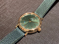 IWC Portofino Automatic Green Dial Green Leather Strap Watch for Women - IW357415