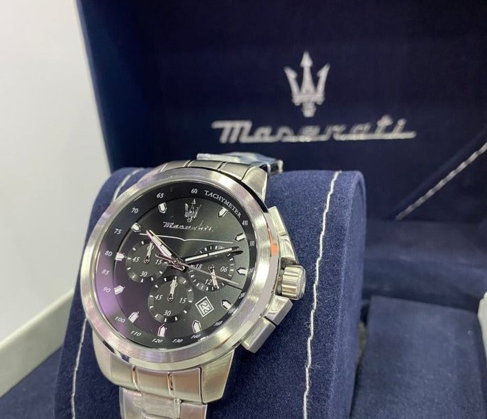 Maserati Successo Chronograph Black Dial Stainless Steel For Men - R8873621001