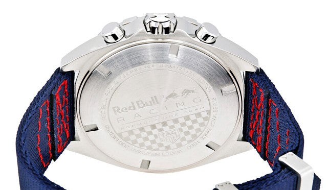 Tag Heuer Formula 1 Quartz Chronograph Redbull Special Edition Blue Dial Blue Nylon Strap Watch for Men - CAZ1018.FC8213