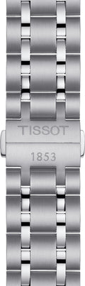 Tissot T Trend Couturier Chronograph Black Dial Silver Steel Strap Watch For Men - T035.410.11.051.00
