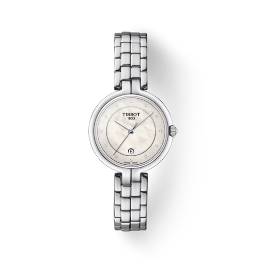 Tissot T Lady Flamingo Quartz Diamond Watch For Women - T094.210.11.116.01