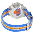 Tissot Quickster Chronograph NBA New York Kicks White Dial Multicolored Nato Strap Watch For Men - T095.417.17.037.06