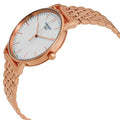 Tissot Everytime Medium White Dial Rose Gold Mesh Bracelet Watch For Men - T109.410.33.031.00