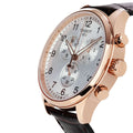 Tissot Chrono XL Classic White Dial Brown Leather Strap Watch For Men - T116.617.36.037.00