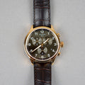 Tissot T Sport Chrono XL Classic Brown Dial Brown Leather Strap Watch For Men - T116.617.36.057.01