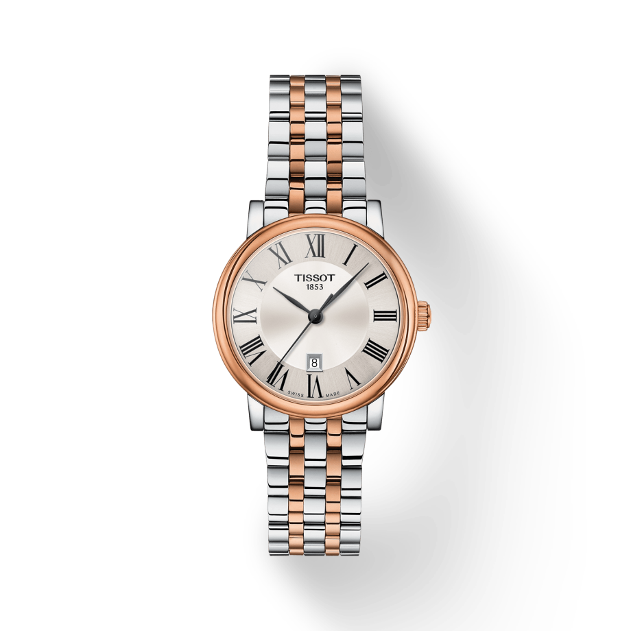Tissot Carson Premium Lady Two Tone Watch For Women - T122.210.22.033.01