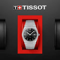 Tissot PRX Quartz Stainless Steel Black Dial Watch For Men - T137.410.11.051.00