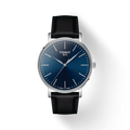 Tissot Everytime Gent Blue Dial Black Leather Strap Watch for Men - T143.410.16.041.00