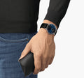 Tissot Everytime Gent Blue Dial Black Leather Strap Watch for Men - T143.410.16.041.00