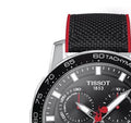 Tissot Supersport Vuelta Special Edition Chrono Black Dial Black Nylon Strap Watch for Men - T125.617.17.051.01