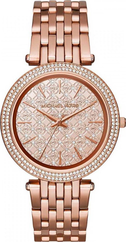 Michael Kors Darcy Rose Gold Dial Steel Strap Watch for Women - MK3399