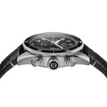 Tag Heuer Autavia Chronometer Flyback Automatic Chronograph Black Dial Black Leather Strap Watch for Men - CBE511A.FC8279