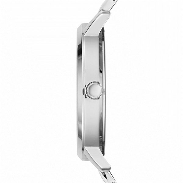Guess Montauk Silver Dial Two Tone Steel Strap Watch For Women - W0933L6