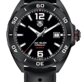 Tag Heuer Formula 1 Automatic Black Dial Black Rubber Strap Watch for Men - WAZ2015.FT8023