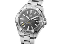 Tag Heuer Aquaracer Calibre 5 Automatic Grey Dial Silver Steel Strap Watch for Men - WBD2113.BA0928