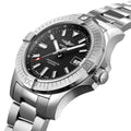 Breitling Avenger Automatic 43mm Black Dial Silver Steel Strap Watch for Men - A17318101B1A1