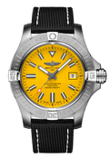 Breitling Avenger Automatic 45mm Seawolf Yellow Dial Black Nylon Strap Watch for Men - A17319101/1X2