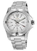 Breitling Colt Automatic White Dial Silver Steel Strap Mens Watch - A1738811/G791/173A