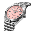 Breitling Chronomat 32 Diamonds Pink Dial Silver Steel Strap Watch for Women - A77310101K1A1